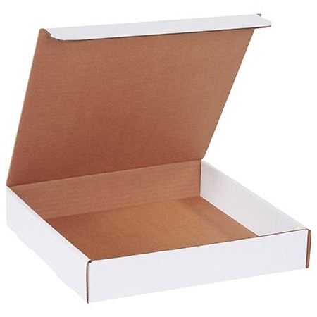 Box Packaging Corrugated Literature Mailers, 11L x 11W x 2H, White, PK50 ML11112